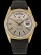 Rolex - Day-Date saphir Gold / leather