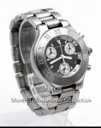 Cartier 21 Chronoscaphe r&eacute;f.2424 - Image 3