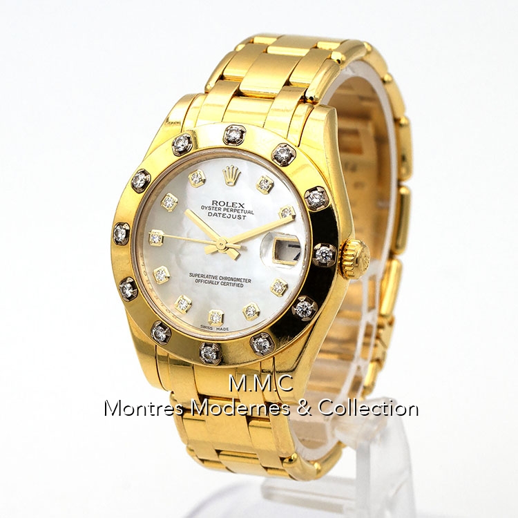 Rolex Datejust Médium Pearlmaster réf.81318 - Image 2