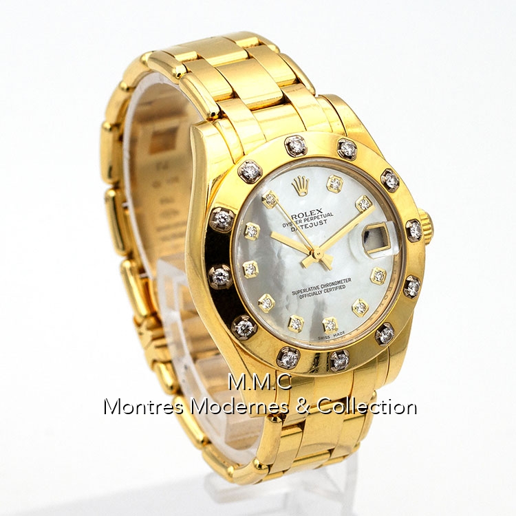 Rolex Datejust Médium Pearlmaster réf.81318 - Image 3