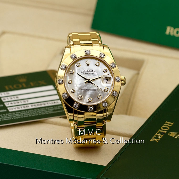 Rolex Datejust Médium Pearlmaster réf.81318 - Image 4