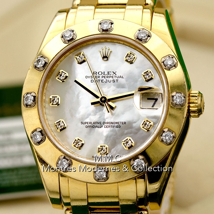 Rolex Datejust Médium Pearlmaster réf.81318 - Image 5