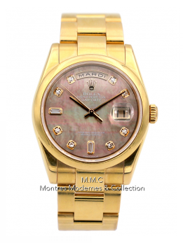 Rolex - Day-Date réf.118205 Mother-Of-Pearl & Diamond