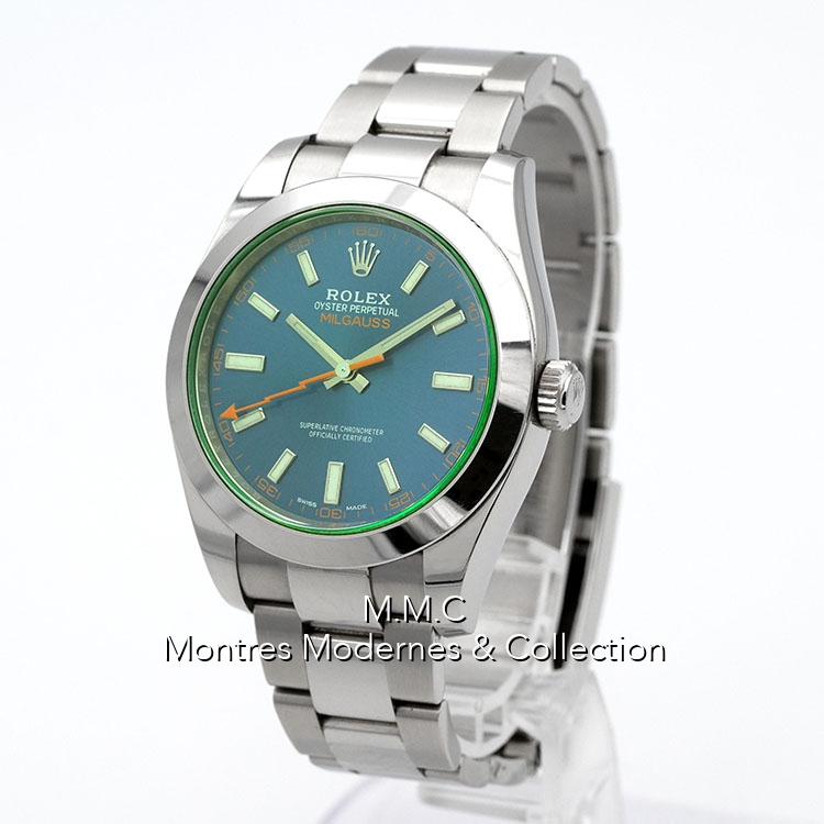 Rolex Milgauss réf.116400GV Blue Z - Image 2