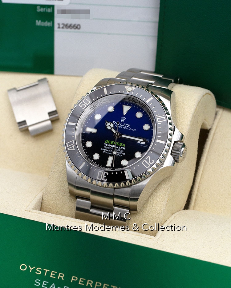 Rolex Sea-Dweller Deep Sea Cadran D-blue réf.126660 - Image 6