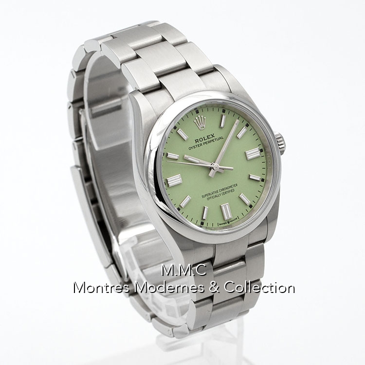 Rolex Oyster Perpetual 36mm "Pistachio" réf.126000 - Image 3
