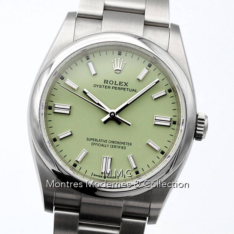 Rolex Oyster Perpetual 36mm "Pistachio" réf.126000 - Image 4
