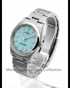 Rolex Oyster Perpetual Blue Tiffany Dial 36mm réf.126000 - Image 2