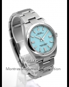 Rolex Oyster Perpetual Blue Tiffany Dial 36mm réf.126000 - Image 3