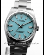 Rolex Oyster Perpetual Blue Tiffany Dial 36mm réf.126000 - Image 4