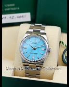 Rolex Oyster Perpetual Blue Tiffany Dial 36mm réf.126000 - Image 6