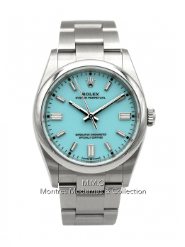 Rolex - Oyster Perpetual Blue Tiffany Dial 36mm réf.126000