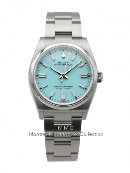 Rolex - Oyster Perpetual Blue Tiffany Dial 36mm r&eacute;f.126000