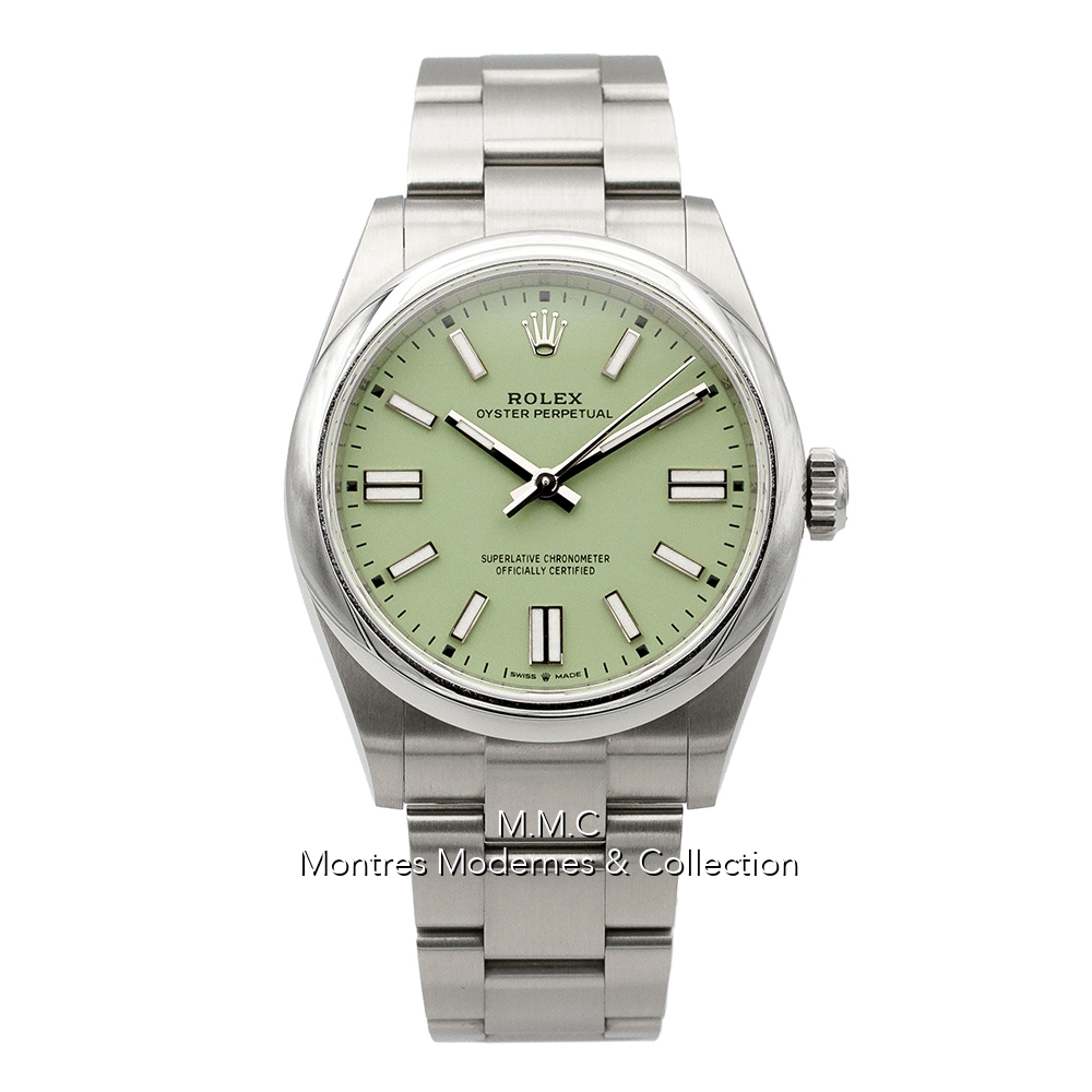 Rolex Oyster Perpetual réf.134300 Pistachio Dial - Image 1
