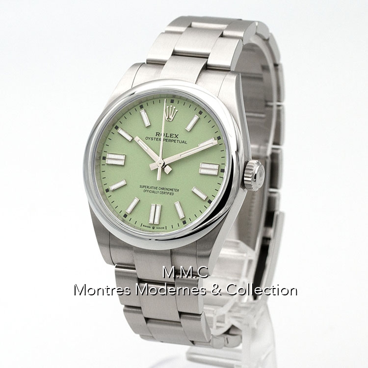 Rolex Oyster Perpetual réf.134300 Pistachio Dial - Image 2