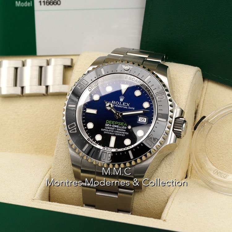 Rolex Sea-Dweller Deep Sea Cadran D-blue réf.116660 - Image 6
